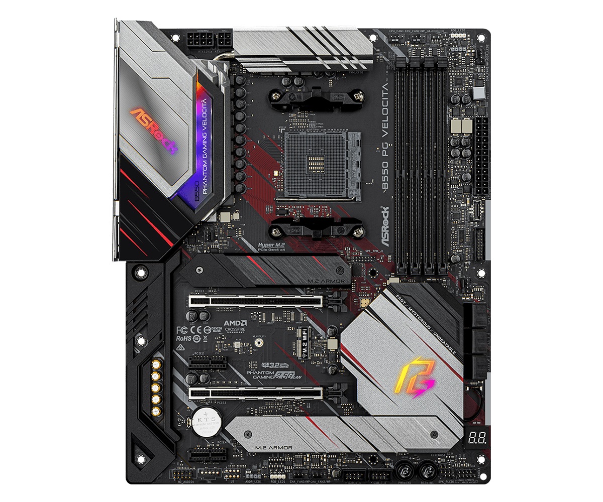 Материнська плата ASRock B550 PG Velocita Socket AM4